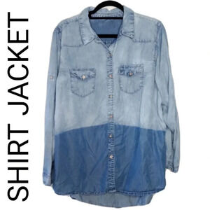 DENIM SHIRT JACKET